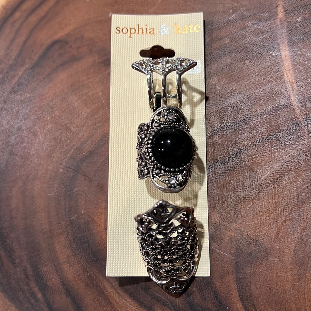 3/$18 Sophia & Kate Set Of Three Size 7 Rings - New - Lot 635